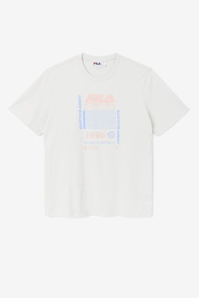 Fila T-Shirt Mens White - Kosala - Philippines 2084951-NV